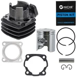 Niche Cylinder Piston Gasket Top End Kit For Honda Elite SB50P 1988-1990. Fixed Price $71.95.