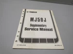 1982 Yamaha MJ50J Oem Supplementary Service Manual LIT-11616-02-99 Unbound. Fixed Price $18.95.