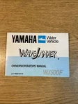 Yamaha Wave Jammer WJ500F Owner's / Operator's Manual LIT-18626-00-84 Oem Jetski. Fixed Price $24.95.