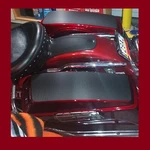 Black Carbon Hard Bag Covers Fits 2014-2023 Harley Touring Lids. Fixed Price $59.95.