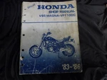 Official Honda V65 MAGNA-VF1100C 1983-86 Shop Manual B1075!. Fixed Price $34.98.