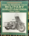 How Restore Your Military Harley-davidson 1932 1952 Bruce Palmer Iii 1ST Ed. Fixed Price $150.00.