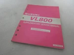 2005 Suzuki VL800 Supplementary Service Repair Manual 99501-38080-01E. Fixed Price $11.99.