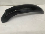 1981 Suzuki Shortened Front Fender Wheel Cover Carbon Fiber. Fixed Price $12.50.