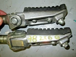 Kawasaki Left Right Front Foot Pegs Rests 34028-1428 / 34028-1429 34028-1430. Fixed Price $36.95.