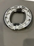 New Original Piaggio Rear Brake Shoes Vespa 50 Fly Part No 56293R. Fixed Price $29.00.