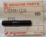 New Kawasaki En 500 Vulcan Ninja KX100 KX80 KLR250 8X25 Stud Bolt Oem 92004-1214. Fixed Price $10.12.