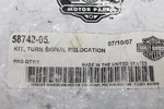 Harley Davidson Turn Signal Relocation Kit 58742-05. Fixed Price $40.00.