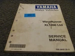 1999 Yamaha XL1200 Ltd Waverunner Service Repair Manual LIT-18616-01-98 Xz. Fixed Price $96.68.
