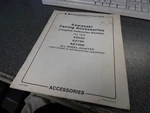 Kawasaki Fairing Accessories Instructions Booklet 1979 KZ650 KZ750 1000 KAI-1033. Fixed Price $24.94.