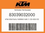 Ktm Genuine Wiring Har. F. Cdi-box 525 At 83039032000. Fixed Price $124.44.