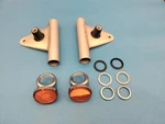 1973-1977 Suzuki Ts Headlight Mounting Ears & Reflectors TC125. Fixed Price $119.97.