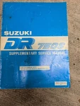 Genuine Suzuki DR750S 1989 Workshop Supplementary Service Manual 99501-47000-01E. Fixed Price $19.87.