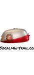 Honda Z50A Gas Tank K1 1970-1971 W/ Emblems, Petcock And Cap Repro Red/gray. Fixed Price $200.00.