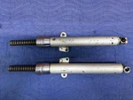 Yamaha Enduro Mx DT1 - RT1 1968 1971 Steel Front Lower Fork Tubes And Springs.. Fixed Price $145.00.