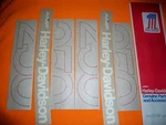 Harley Aermacchi Amf Nos 1978 SS250 SX250 For Brown Tank Decal Set 60987-78P. Fixed Price $24.99.