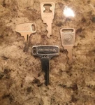 Vintage Honda Oem Factory Pre Cut Motorcycle Key # H9603. Fixed Price $14.95.