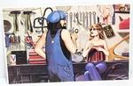 Vintage Easyriders Harley-davidson Centerfold Garage Art. Fixed Price $16.98.