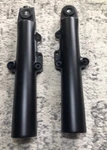 Harley Fork Legs Touring Tri-glide Trike Fl 2014 & Newer Denim Black Powder Coat. Fixed Price $224.95.
