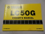 Yamaha Factory Owners Service Manual 1980 LC50G LIT-11626-02-11. Fixed Price $9.99.