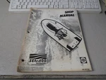 Vintage Bombardier 1989 Shop Manual For Sea Doo Model 5802 295000060. Fixed Price $24.94.