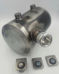 Tinworksinc Harley/chopper/bobber/sportster/oil Tank,side FILL,4-1/2". Fixed Price $145.00.