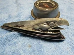 Vintage Harley Eagle Head Front Fender Ornament 91569-89. Fixed Price $150.00.