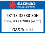 Suzuki Oem Part 63113-32E30-30H Body,rr Fender (white). Fixed Price $124.71.