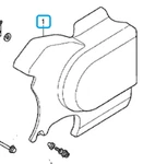 Genuine Honda Lh Rear Engine Cover VT750C2 2010-12,14 11351-MFE-A40 Rrp 141.20. Fixed Price $105.99.