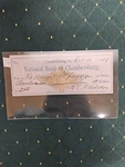 1879 Check Historic Antique. Fixed Price $94.55.
