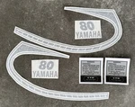 Yamaha 1975 YZ80B Reproduction Tank Decals / Sticker Kit Graphics. Fixed Price $85.80.