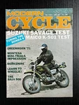 Modern Cycle Sep 1971 Knievel Maico Montesa Mini Suzuki Savage Baja 500. Fixed Price $29.99.