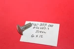 Nos Genuine Honda CR250M Plate Side Panel Screw Stainless Oem # 90161-357-010. Fixed Price $9.95.