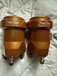 2 Freeline Gold Anodized 50 Mm X 100 Hubs New To Find With Hardware. Fixed Price $159.00.