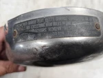 Harley 7" J-slot Stainless Steel Air Cleaner Backing Plate 1402-41 Linkert P757. Fixed Price $250.00.