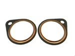 James Exhaust Fire Ring Gasket Set Of 2 For Harley Shovelhead 1966-84 65834-68X. Fixed Price $12.07.