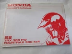 Honda 1988 4X4 Original Factory Owners Manual. Fixed Price $17.24.