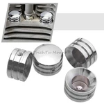 Aluminum Chrome Head Bolt Nut Covers Fit For Harley Sportster Big Twin 1340 Evo. Fixed Price $12.89.
