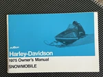 Harley-davidson Nos 1975 Snowmobile Owner Manual P.n 99474-74 Nice. Fixed Price $15.00.