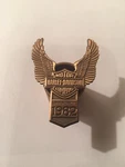 Harley 1982 25TH Front Fender Gas Tank Console Emblem Fxr Flh Flt Xl Nos Sho.. Fixed Price $39.99.