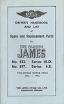 James Motorcycle Drivers Handbook & List Of Spare Parts - Antique Reproduction. Fixed Price $33.00.
