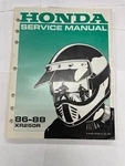 Oem 1986-1988 Honda XR250R Dealer Shop Service Manual 61KT102. Fixed Price $22.00.