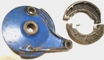 KX125 Brake Plate Cover Panel 1982 83 41035-1104. Fixed Price $68.51.