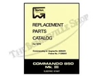 1975 850 Norton Commando Parts Book Pn# 00-5756. Fixed Price $43.94.