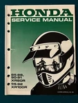 Honda Service Manual XR80R 85-88,90-91 XR100R 85-92 #61GN107 Original. Fixed Price $34.95.