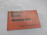 Kawasaki H1500 Owners Manual 1969. Fixed Price $17.86.