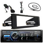 Jvc KD-X560BT Single Din Usb Receiver, Install Kit, Handlebar Control Interface. Fixed Price $287.99.