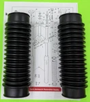 Harley Aermacchi Pair Of New 46001-62 Fork Boot/gaiters 62-70 Sprint Ss. Fixed Price $41.98.