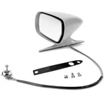 71-73 Ford Mustang Outside Racing Mirror, Remote Cable Control Left Driver. Fixed Price $161.00.