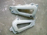 1982 81 -83 Yamaha XV750 J Virago Oem Rear Peg Control Brackets 4X7-27442-00-00. Fixed Price $59.99.